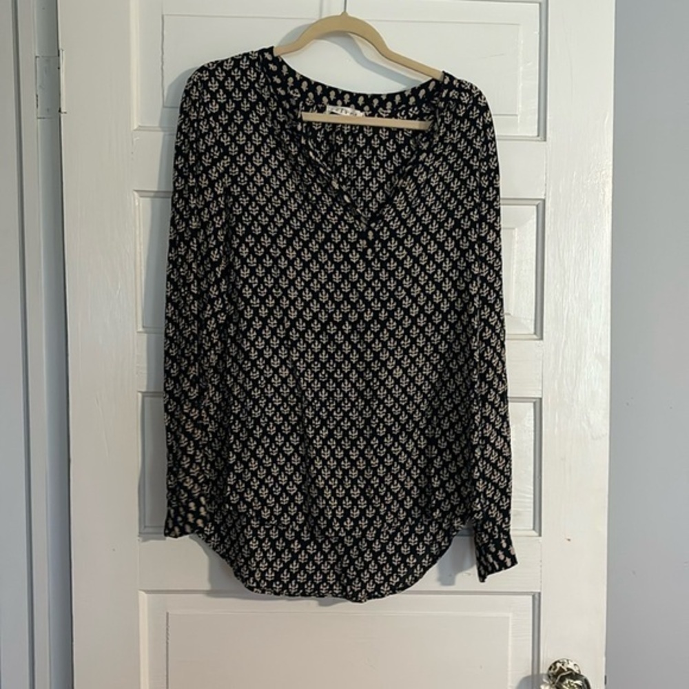 Velvet Cornflower Blouse